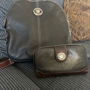 Dooney and Bourke backpack purse and wallet